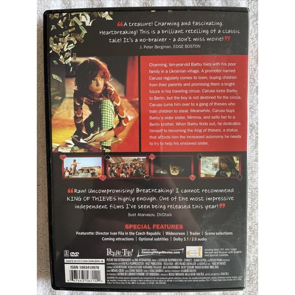 King of Thieves Czech Director Ivan Fila RARE DVD - Picture 2 of 4
